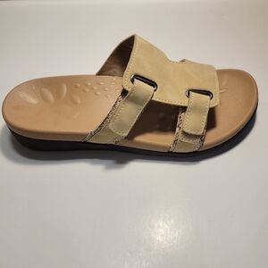 Megnya Soft Arch Orthopedic Slide Cushion Planter Fascitis Recovery Sz 7.5 Beige